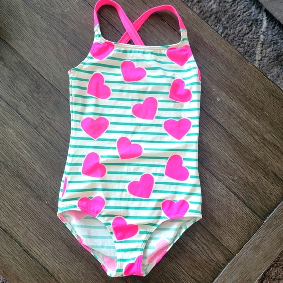 Mini Boden Other - Mini Boden Heart One-piece Swimsuit 8-9